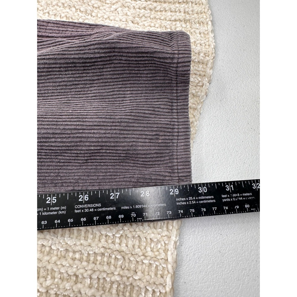 RSQ Corduroy Pants Straight Leg Size S Grey Mens Elastic Waist Drawstring Casual - Picture 7 of 12